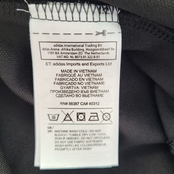 ADIDAS Golf Climalite 1/4 Zip Pullover Top Men's Large Black Quick Dry Stretch - Picture 8 of 8